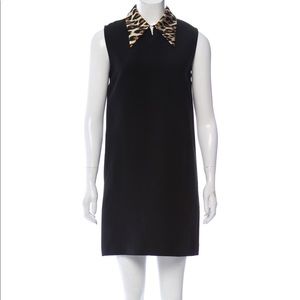Miu Miu Leopard Collar Dress